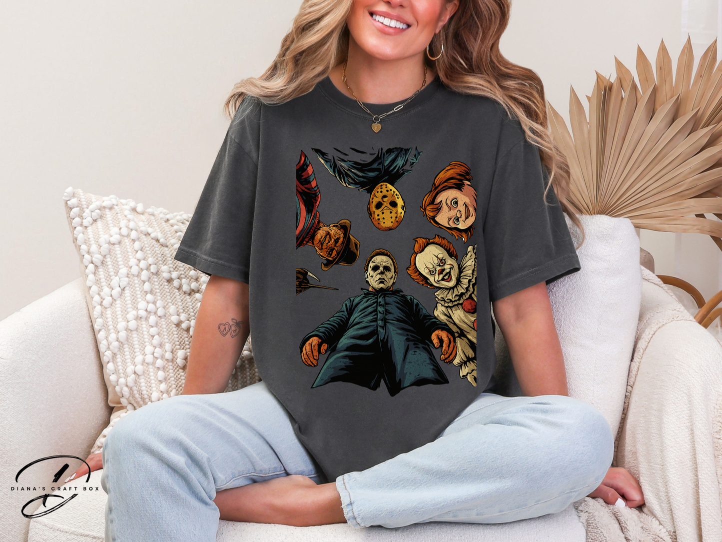 Halloween looking down T-shirt
