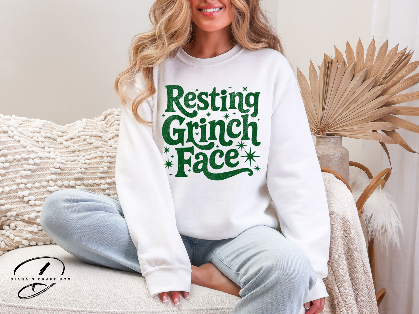Resting Grinch face Sweatshirt