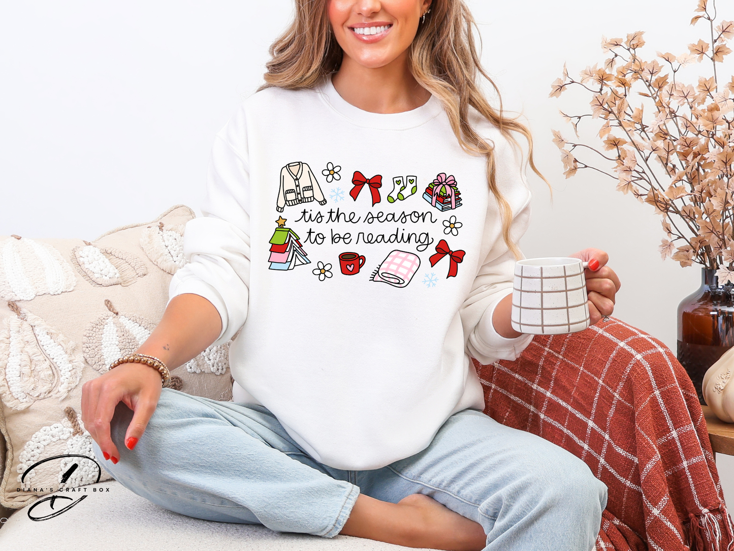 Tis the season to be reading Sweatshirt