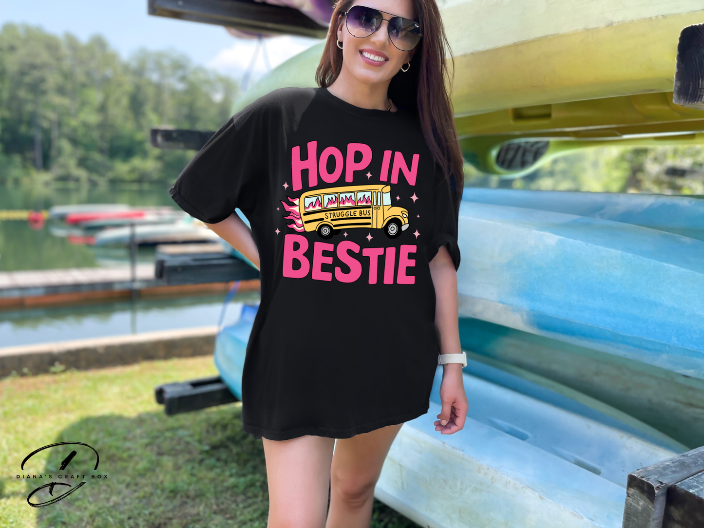 Hop in bestie T-shirt