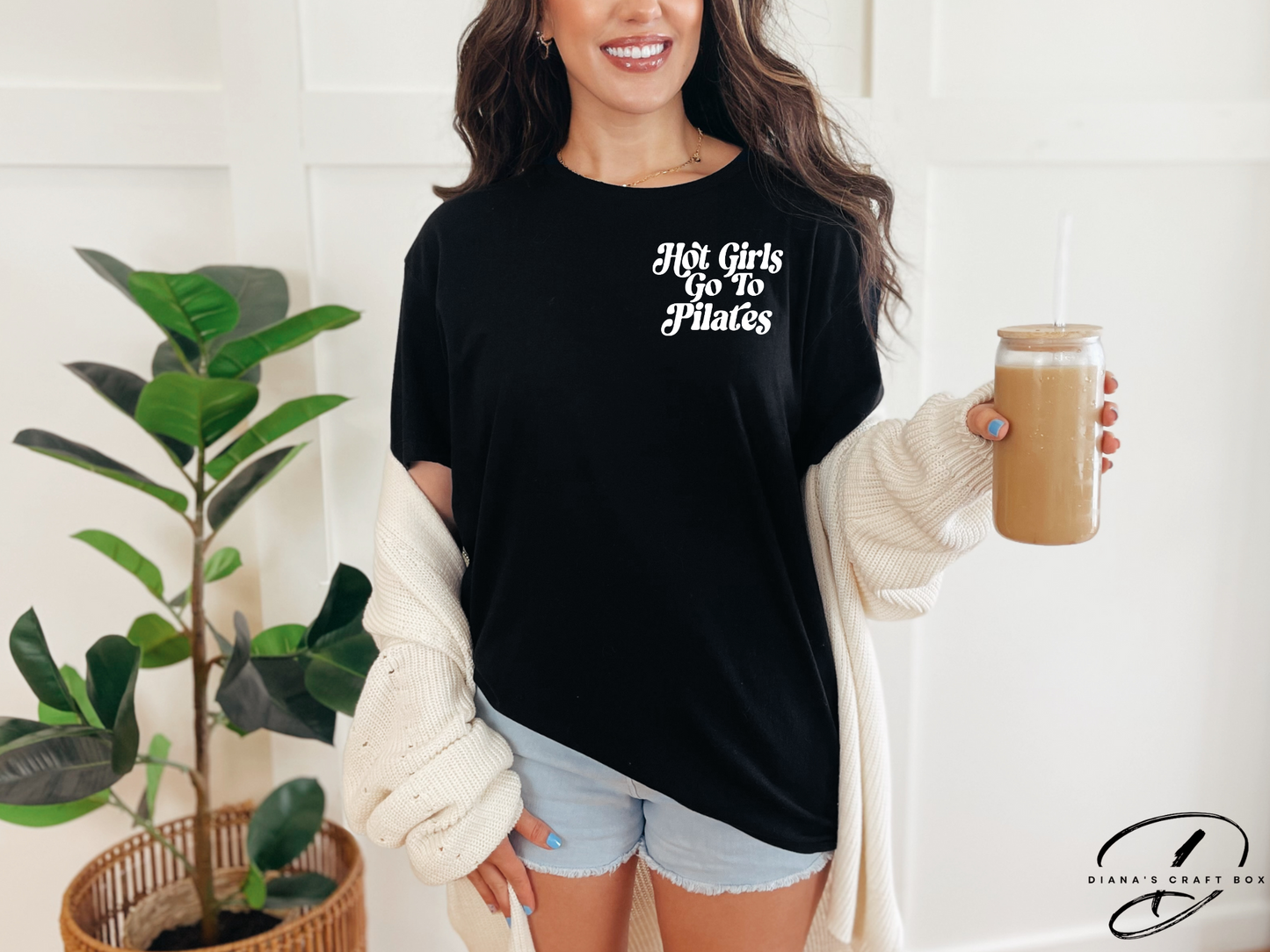 Hot girl go to pilates T-shirt