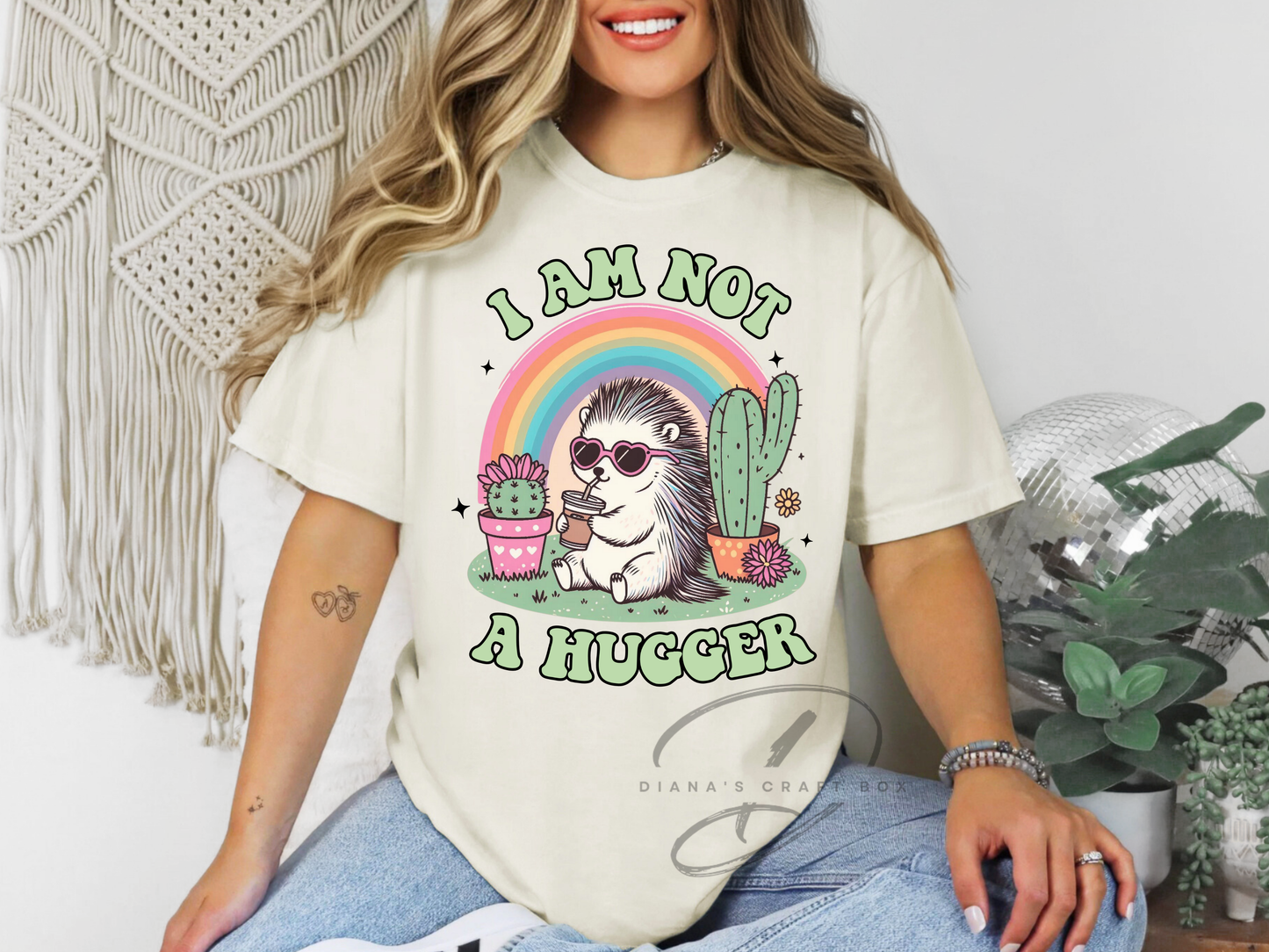 I am not a hugger T-shirt