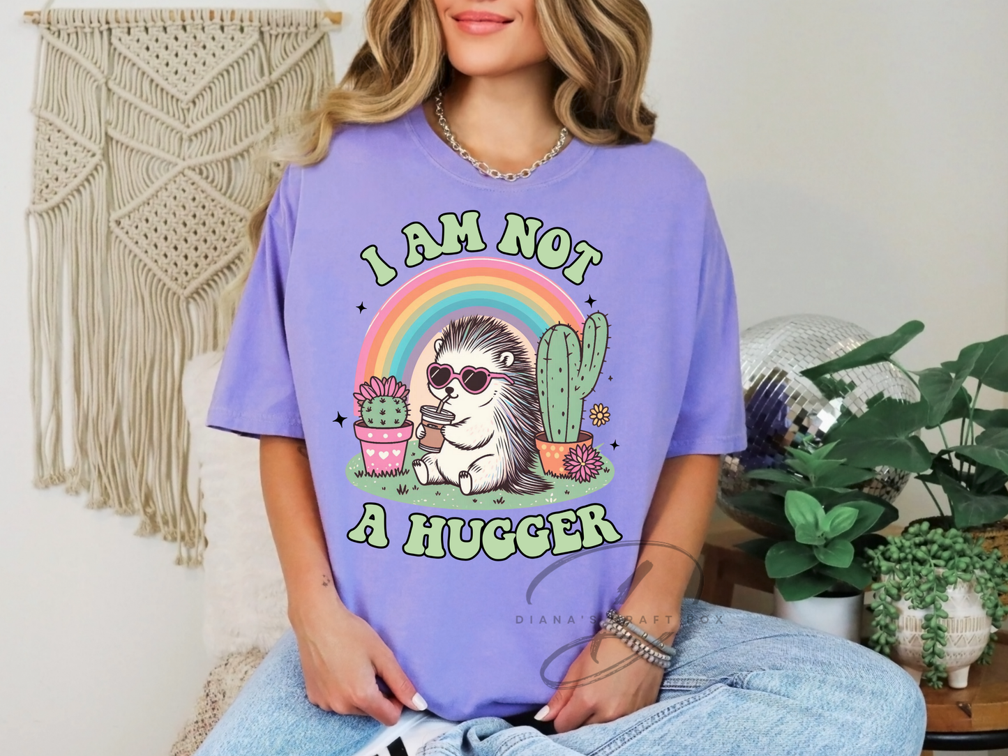 I am not a hugger T-shirt