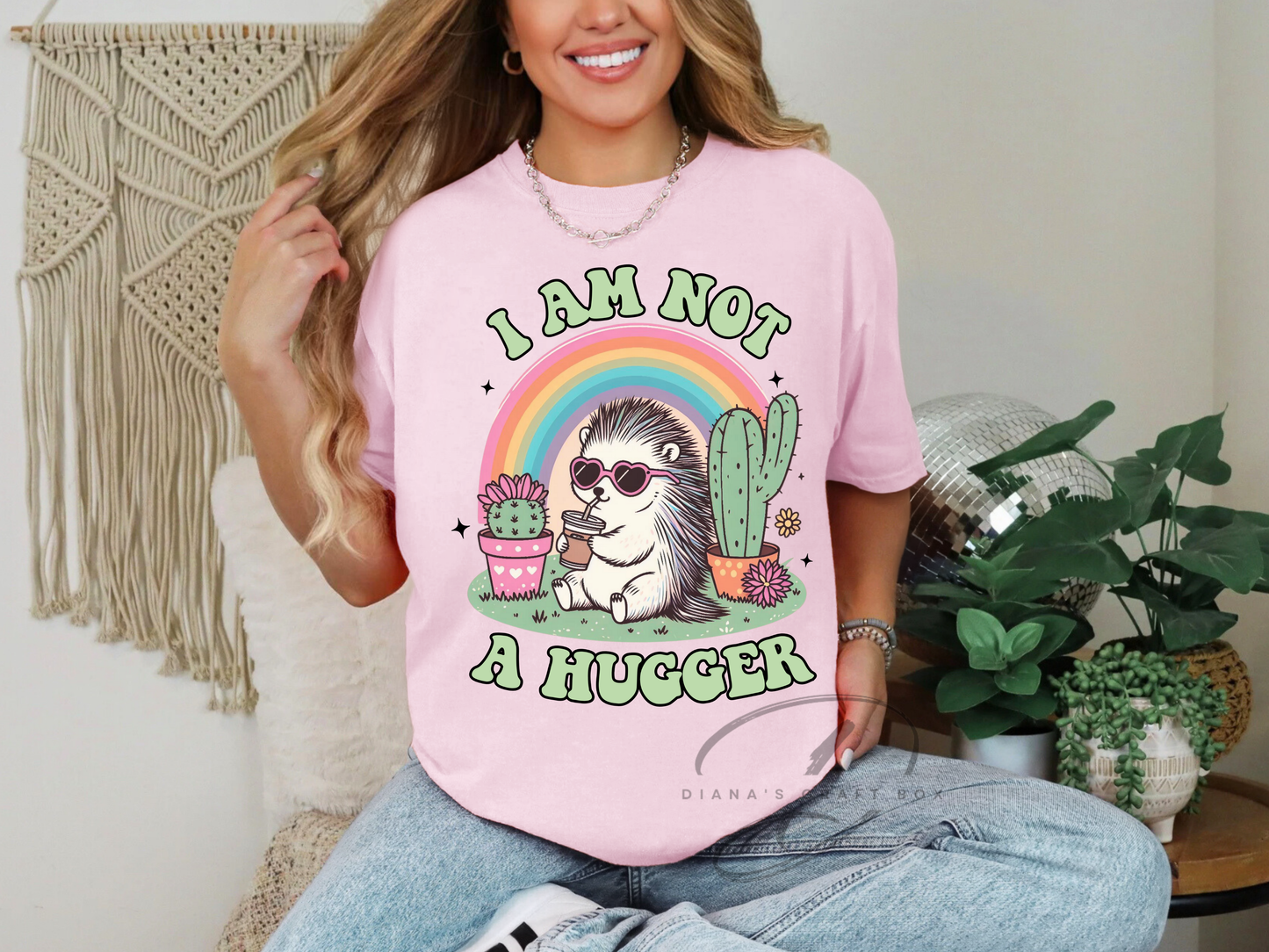 I am not a hugger T-shirt