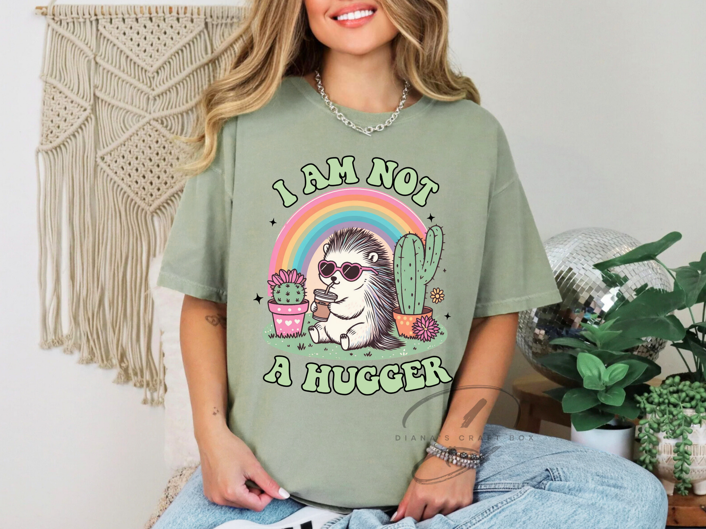 I am not a hugger T-shirt