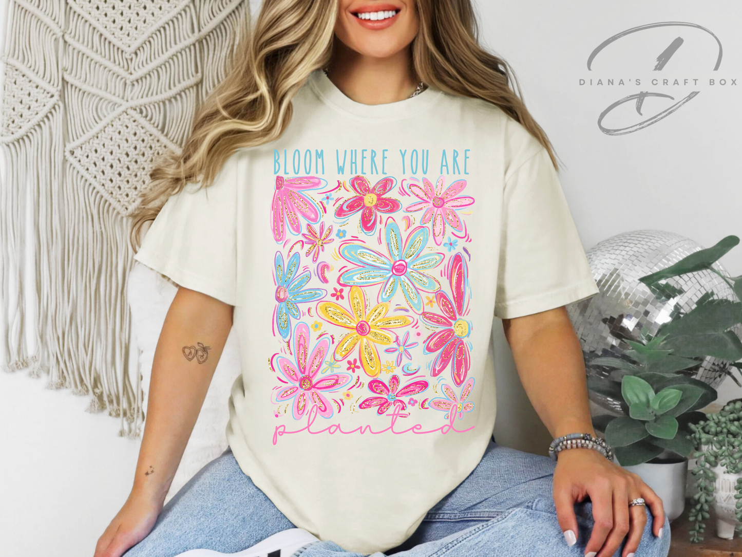 Bloom where you are planted T-shirt