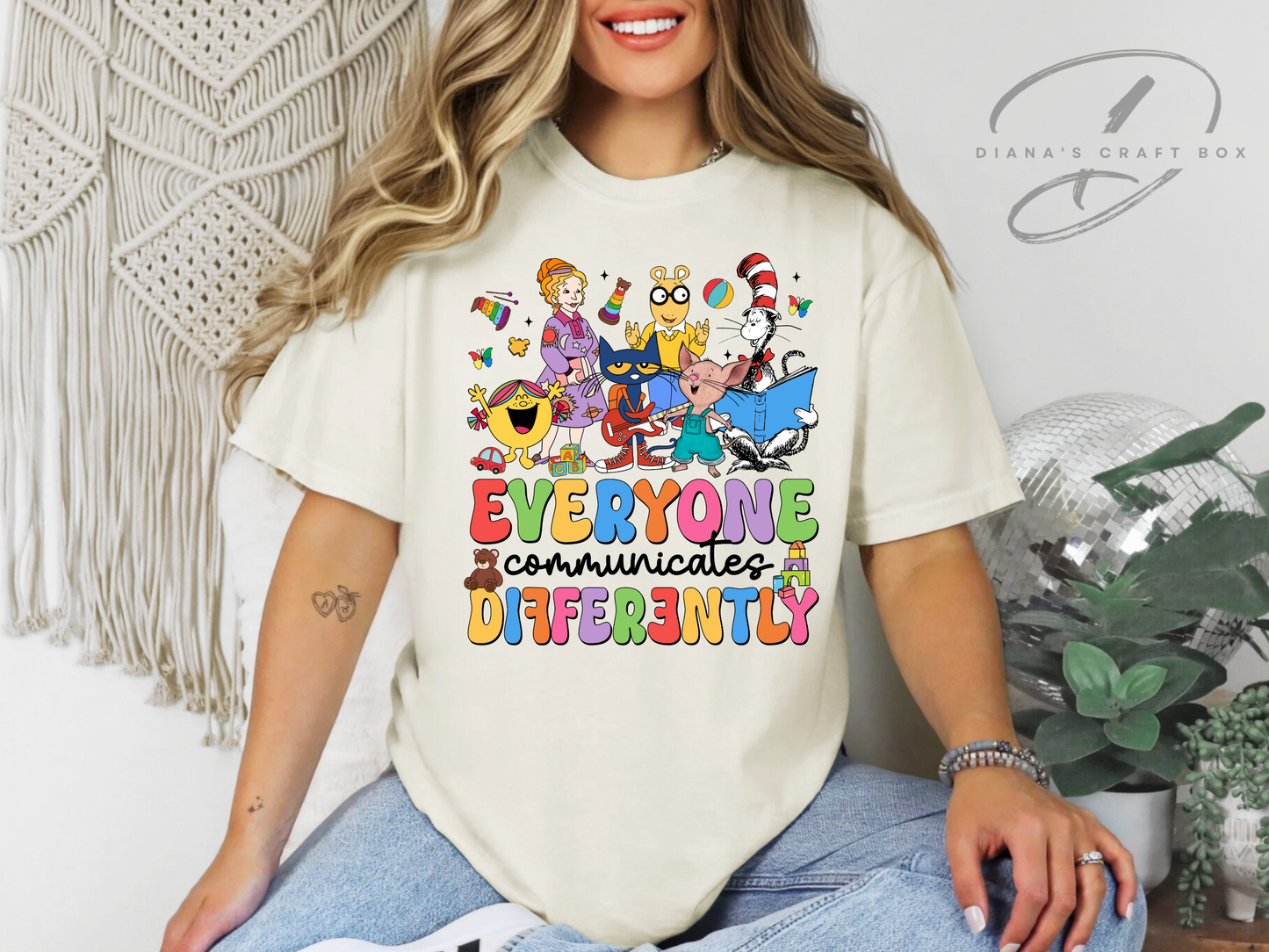 Everyone communicates differently T-shirt