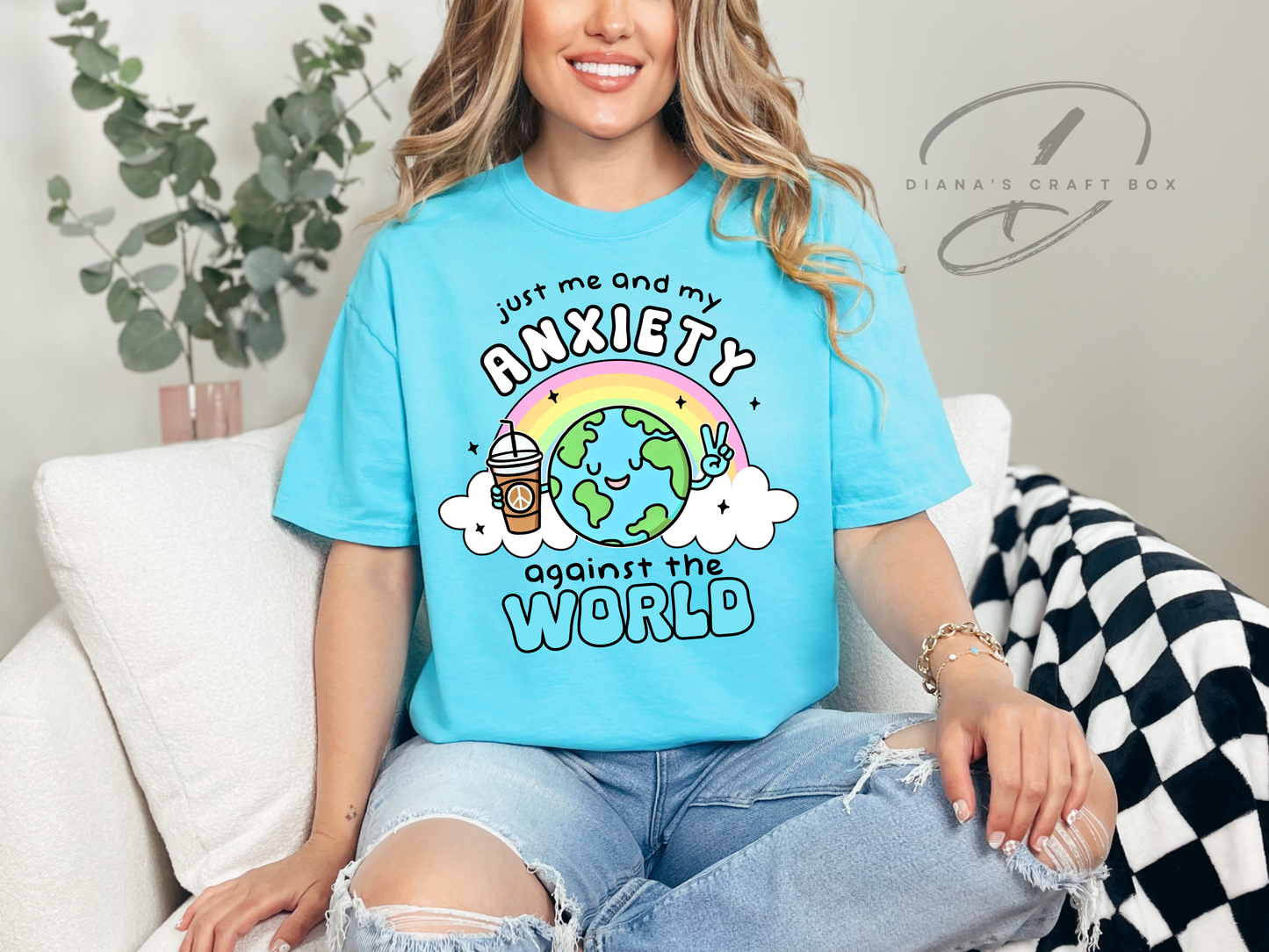 Just me and my anxiety against the world T-shirt