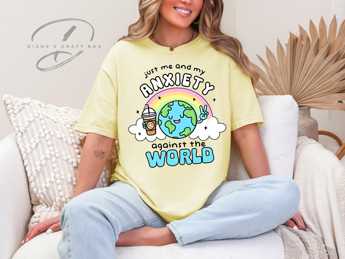 Just me and my anxiety against the world T-shirt