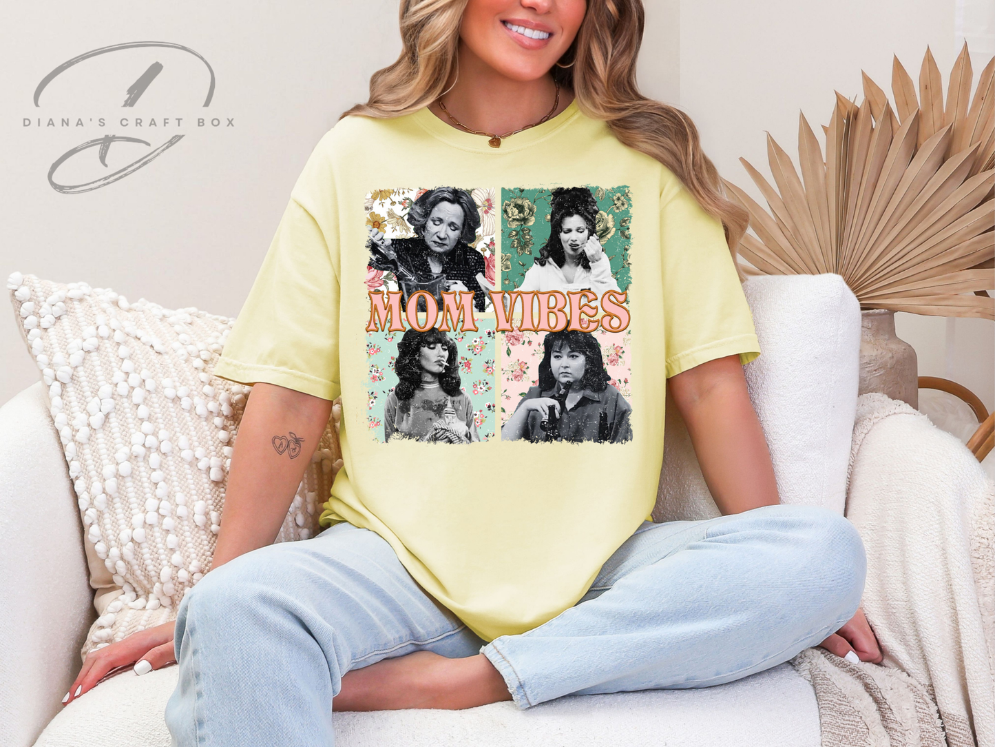 MAMA Vibes Floral T-shirt