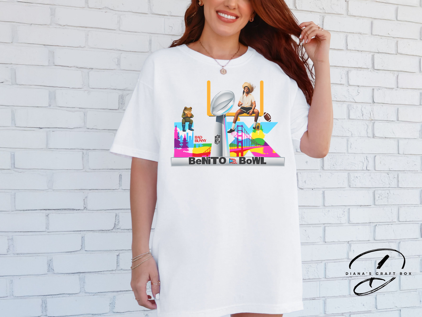 Bad bunny and Coqui Emblem T-shirt