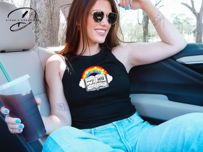 More pride less prejudice baby tee