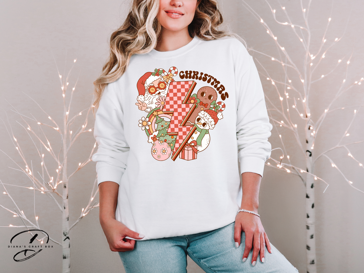 Christmas Retro Vibes Sweatshirt