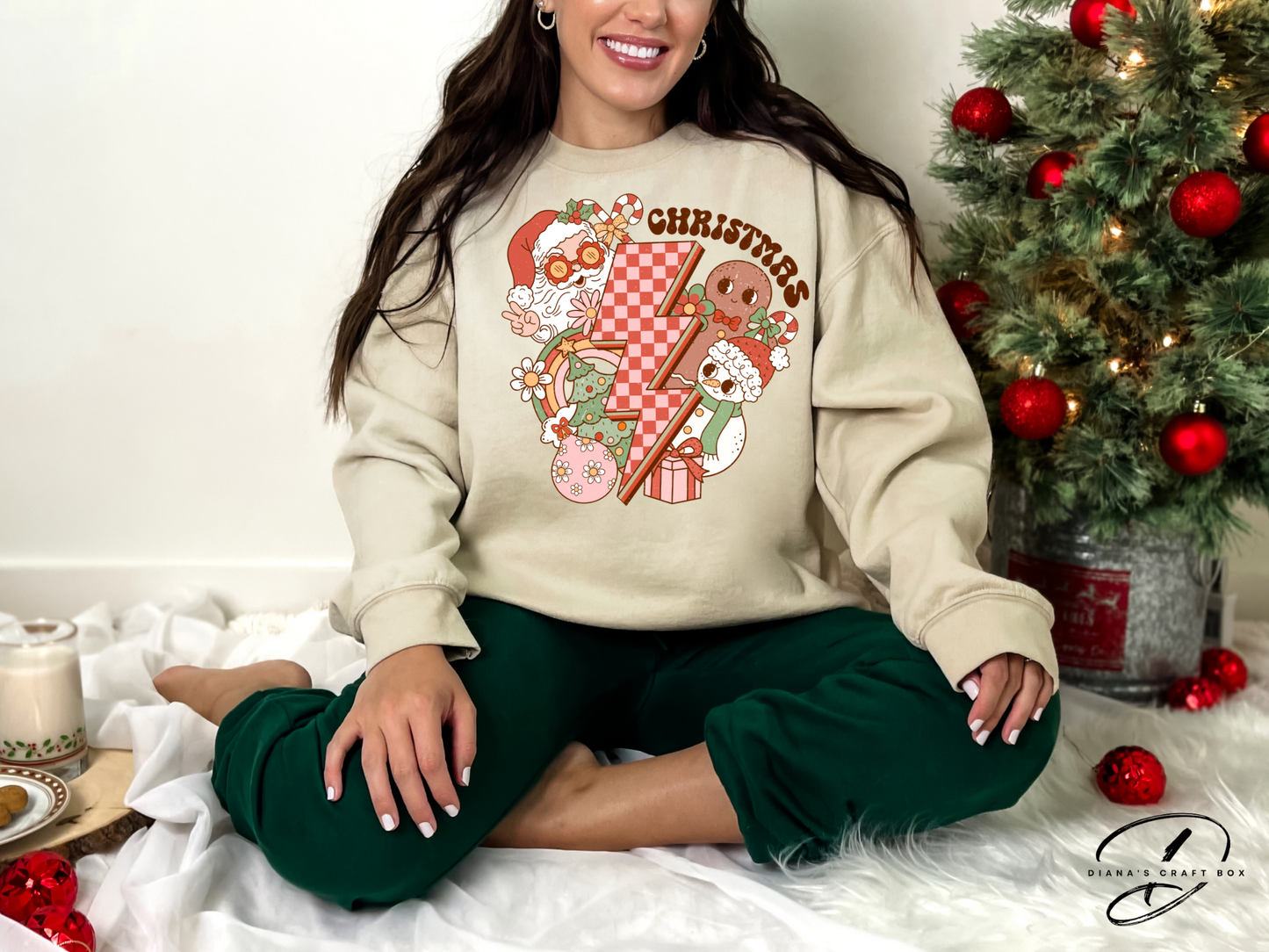 Christmas Retro Vibes Sweatshirt