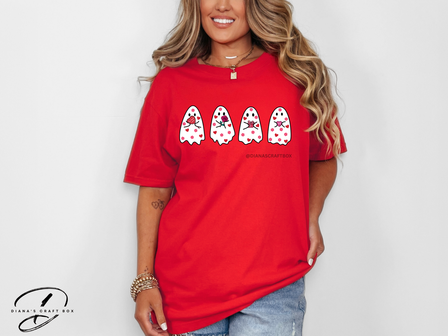 Valentines Ghost Tshirt