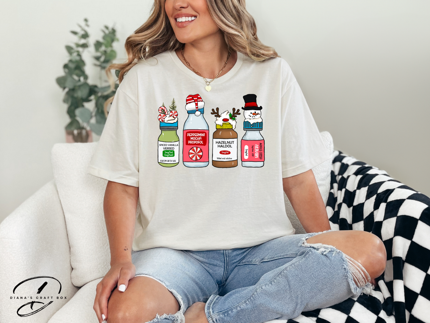 Peppermint mocha propofol Christmas T-Shirt