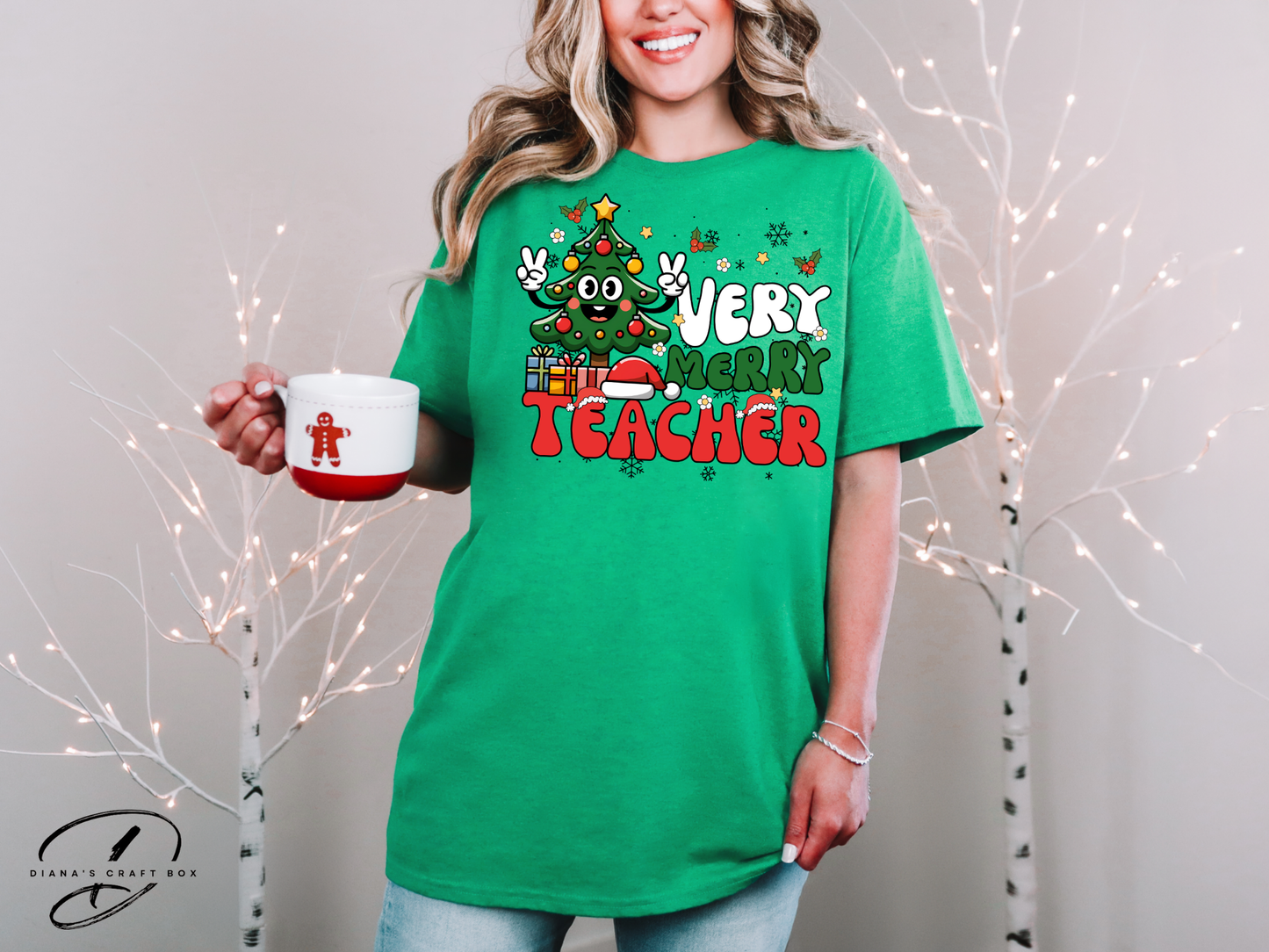 Very Merry Teacher T-shirt