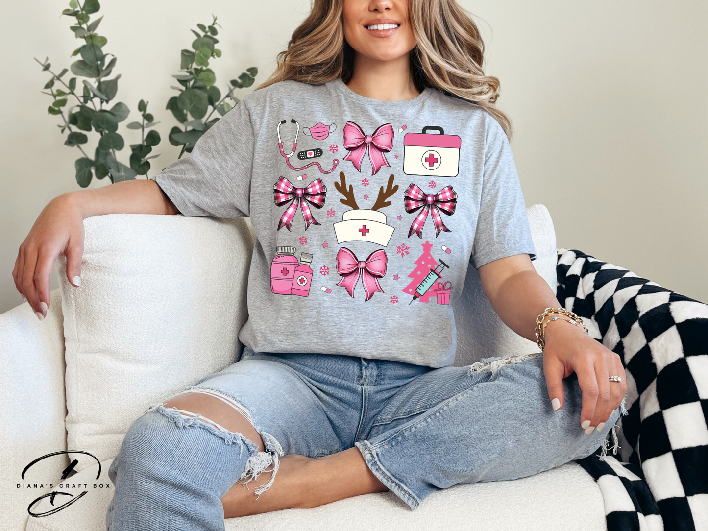 Pink Coquette Healthcare T-shirt