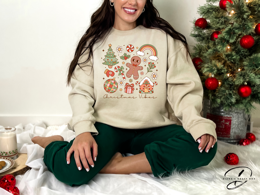 Christmas Vibes coquette Sweatshirt