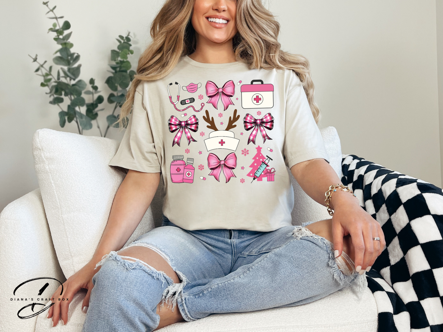 Pink Coquette Healthcare T-shirt