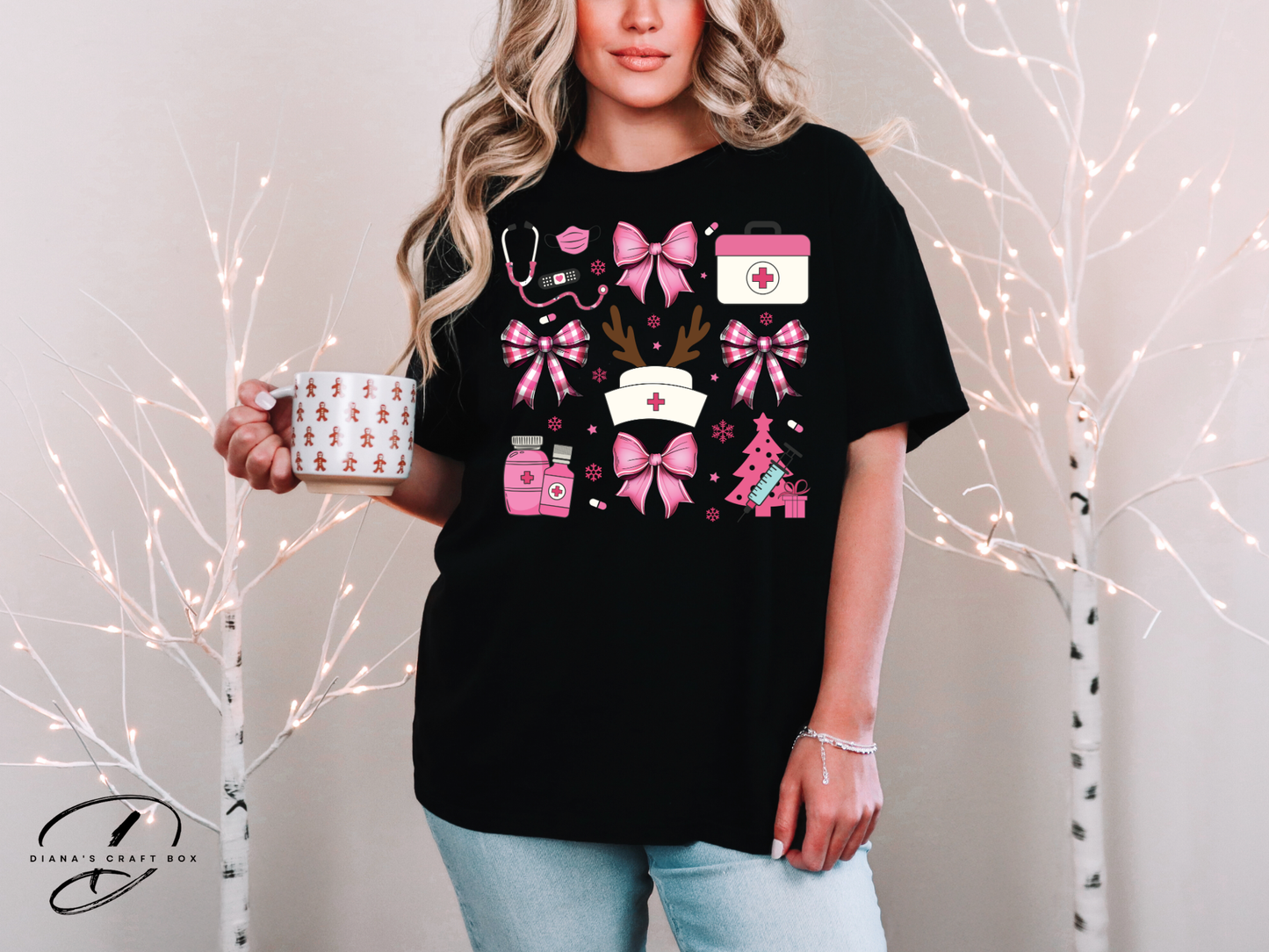 Pink Coquette Healthcare T-shirt