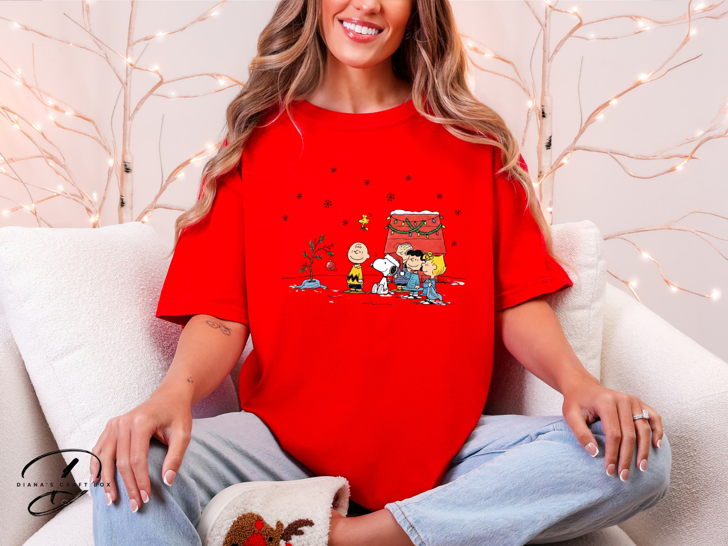 Snoopy and Tree T-shirt