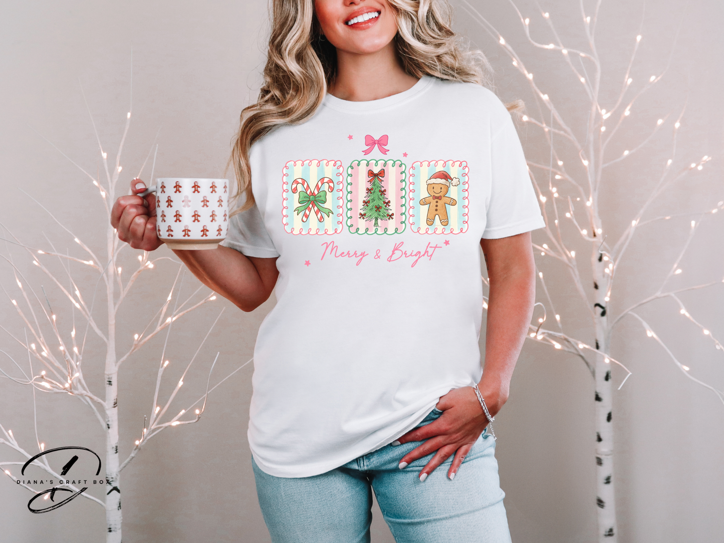 Merry and bright Stamps T-shirt