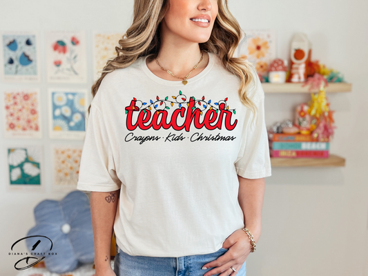 Teacher Christmas T-shirt