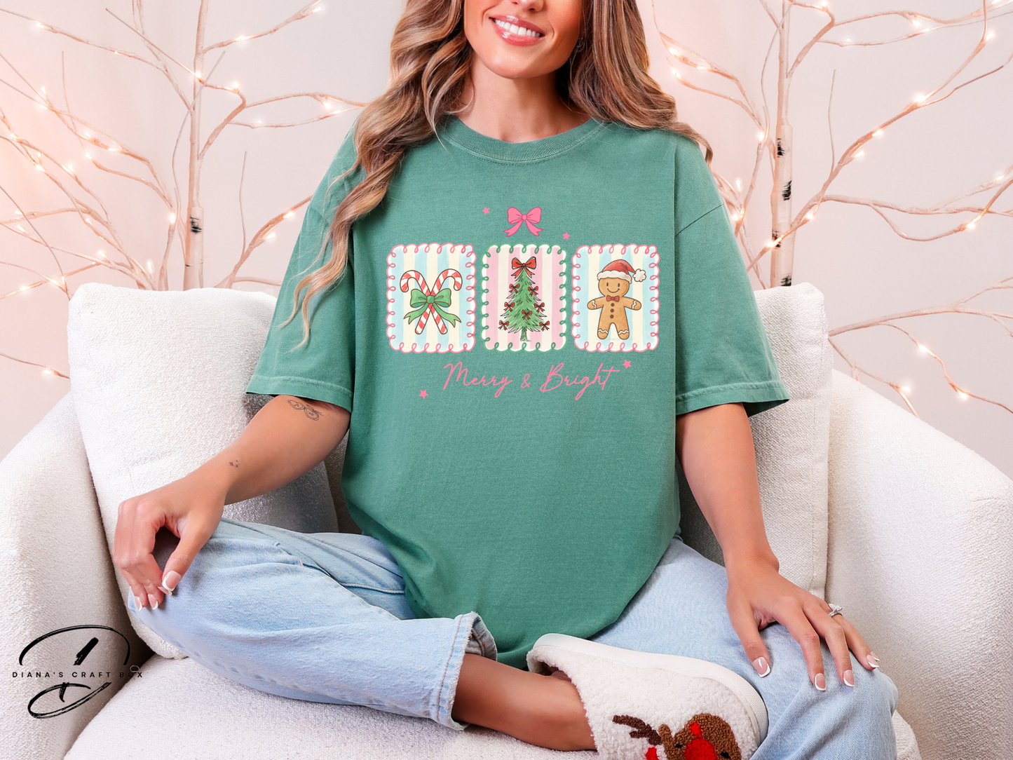 Merry and bright Stamps T-shirt