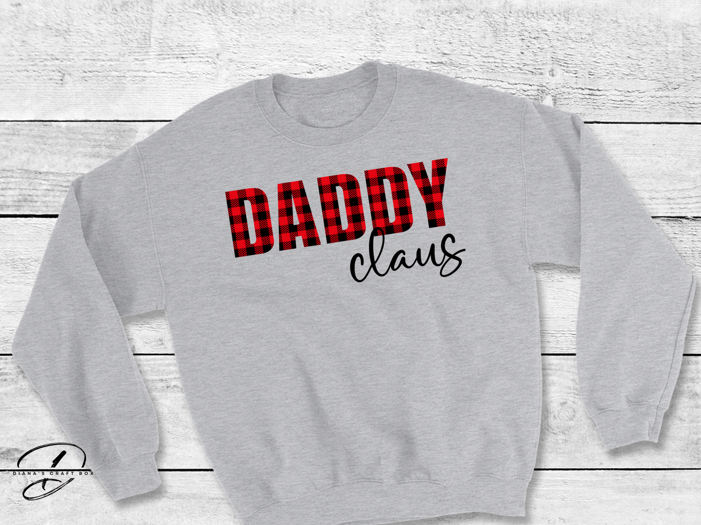 MAMA AND DADDY CLAUSE SWEATSHIRTS