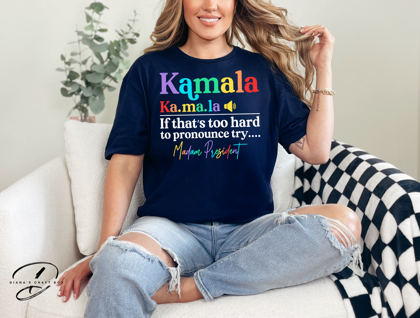 Kamala rainbow shirt