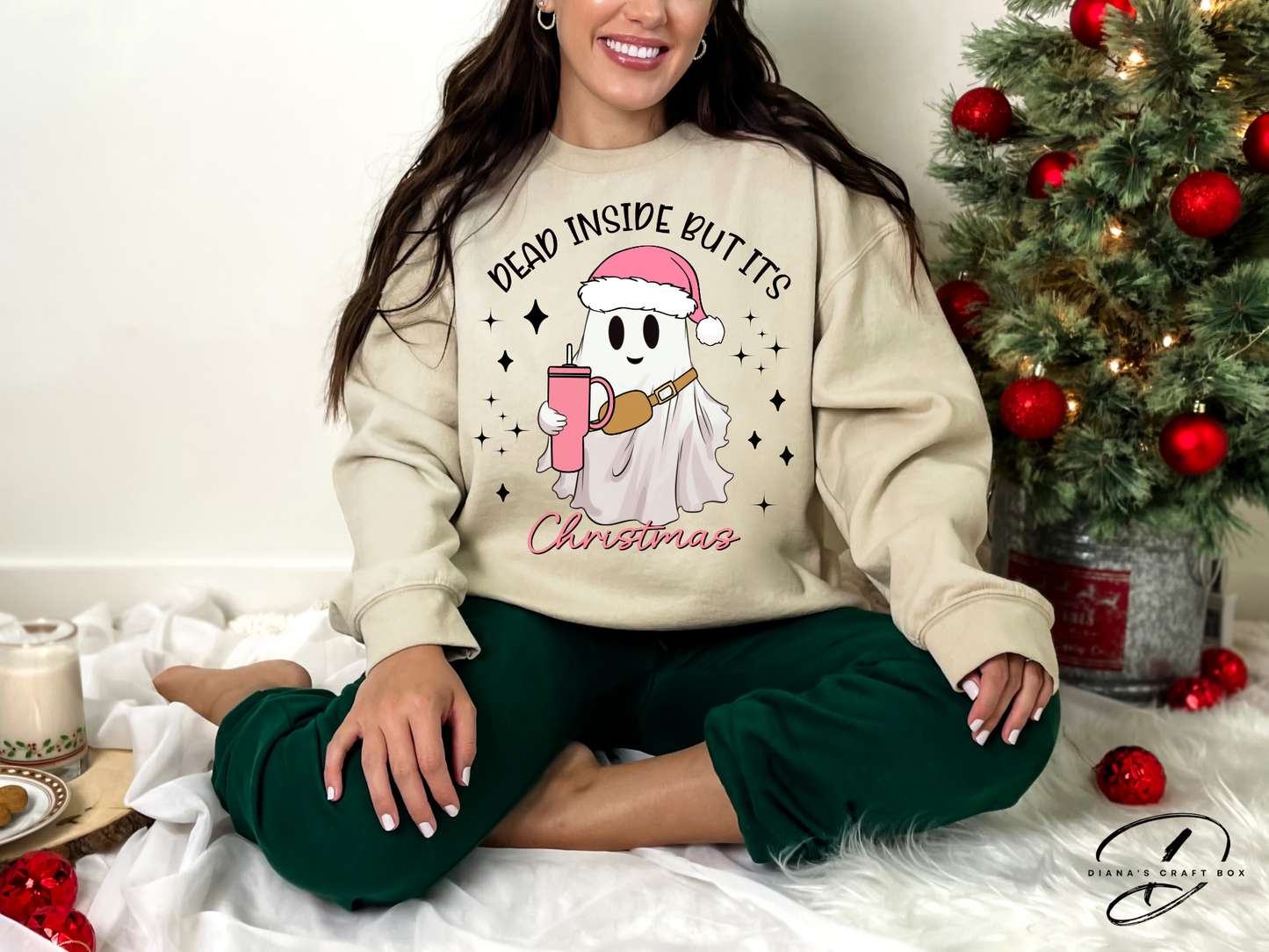 Dead inside but it's Christmas Sweatshirt