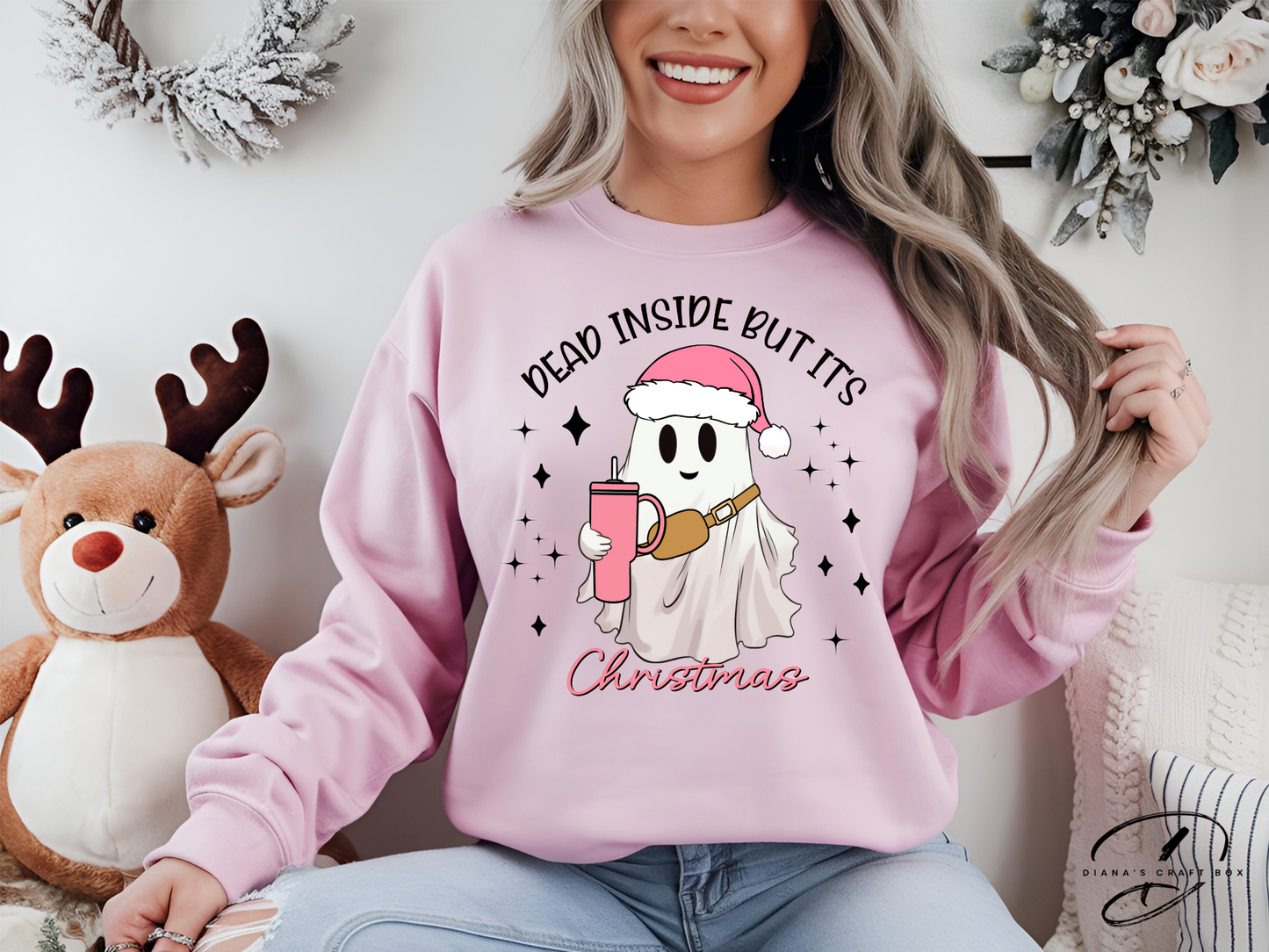 Dead inside but it's Christmas Sweatshirt