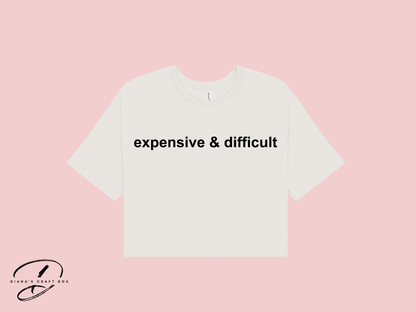 Expensive and difficult crop top