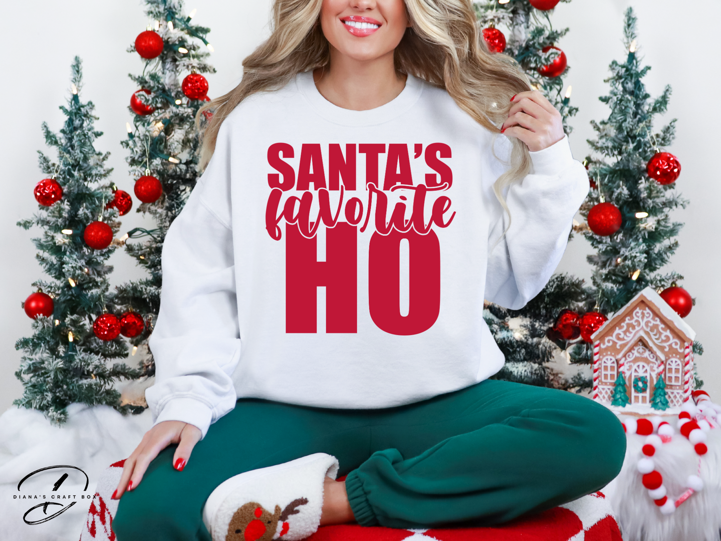 Santa's Favorite Ho (red font)