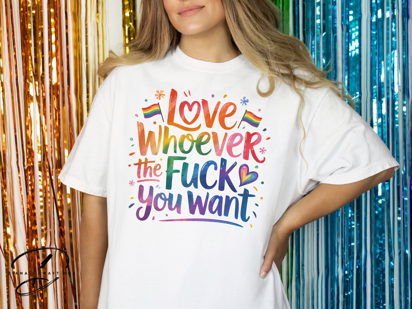 Love whoever the fuck you want T-shirt