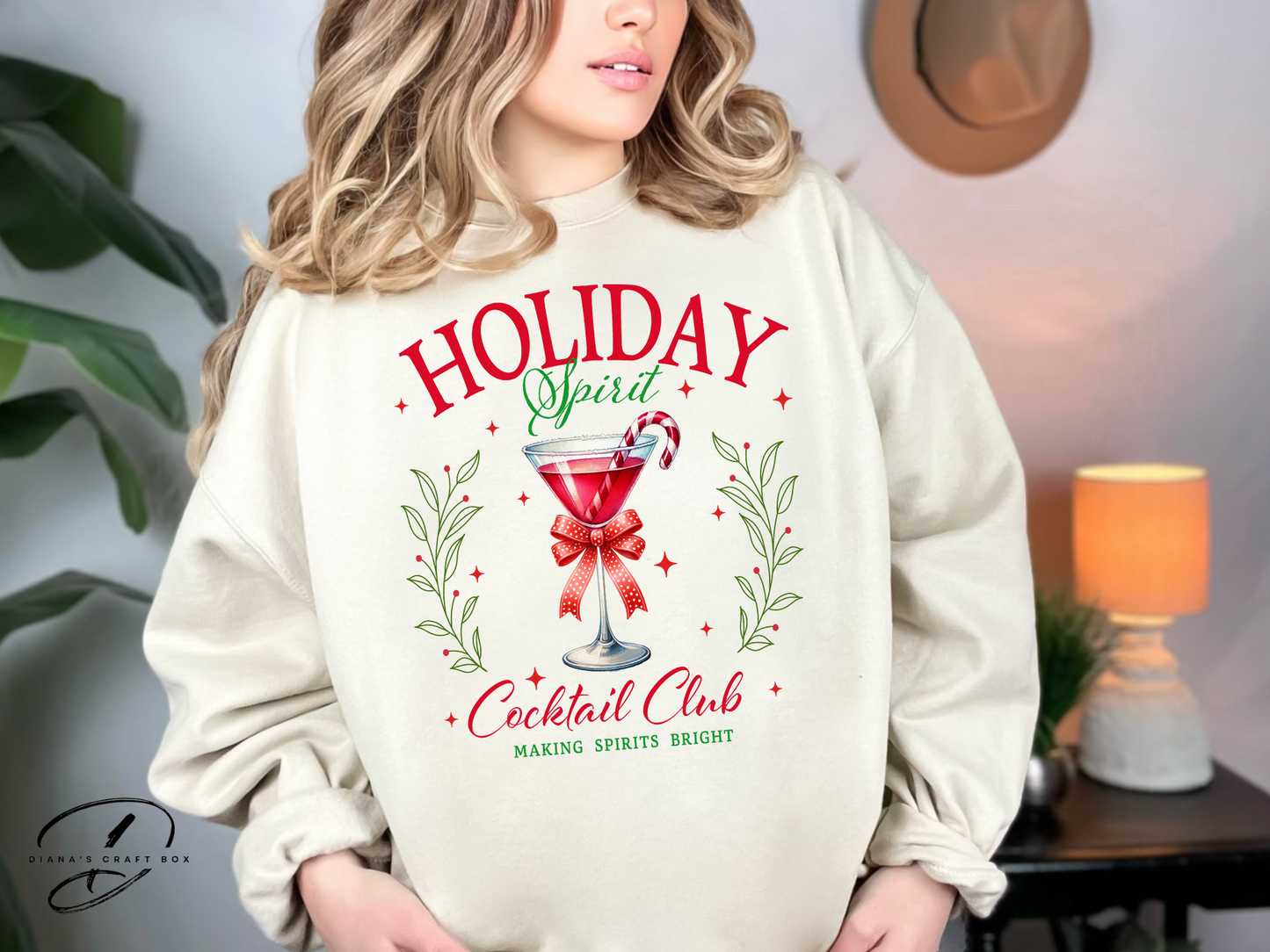 Holiday Cocktail Club Sweatshirt