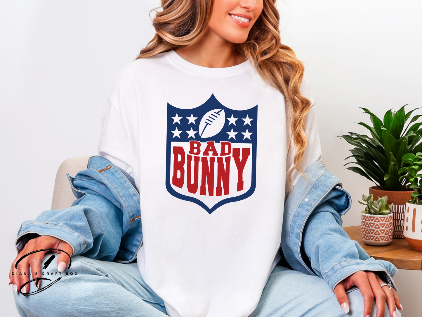 Bad Bunny Football T-shirt