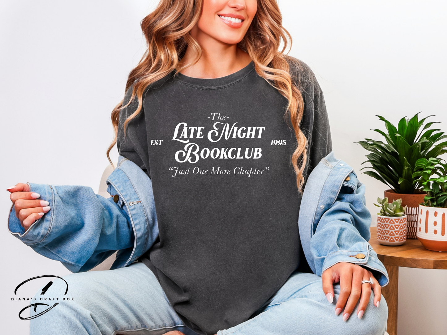 The late night readers bookclub T-shirt