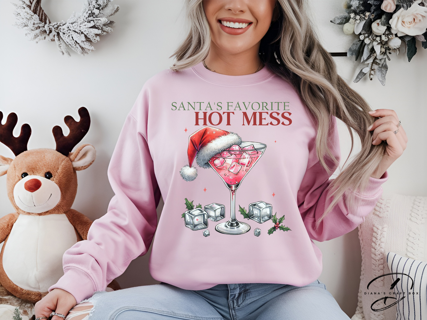 Santa's Favorite Hot Mess Sweatshirt