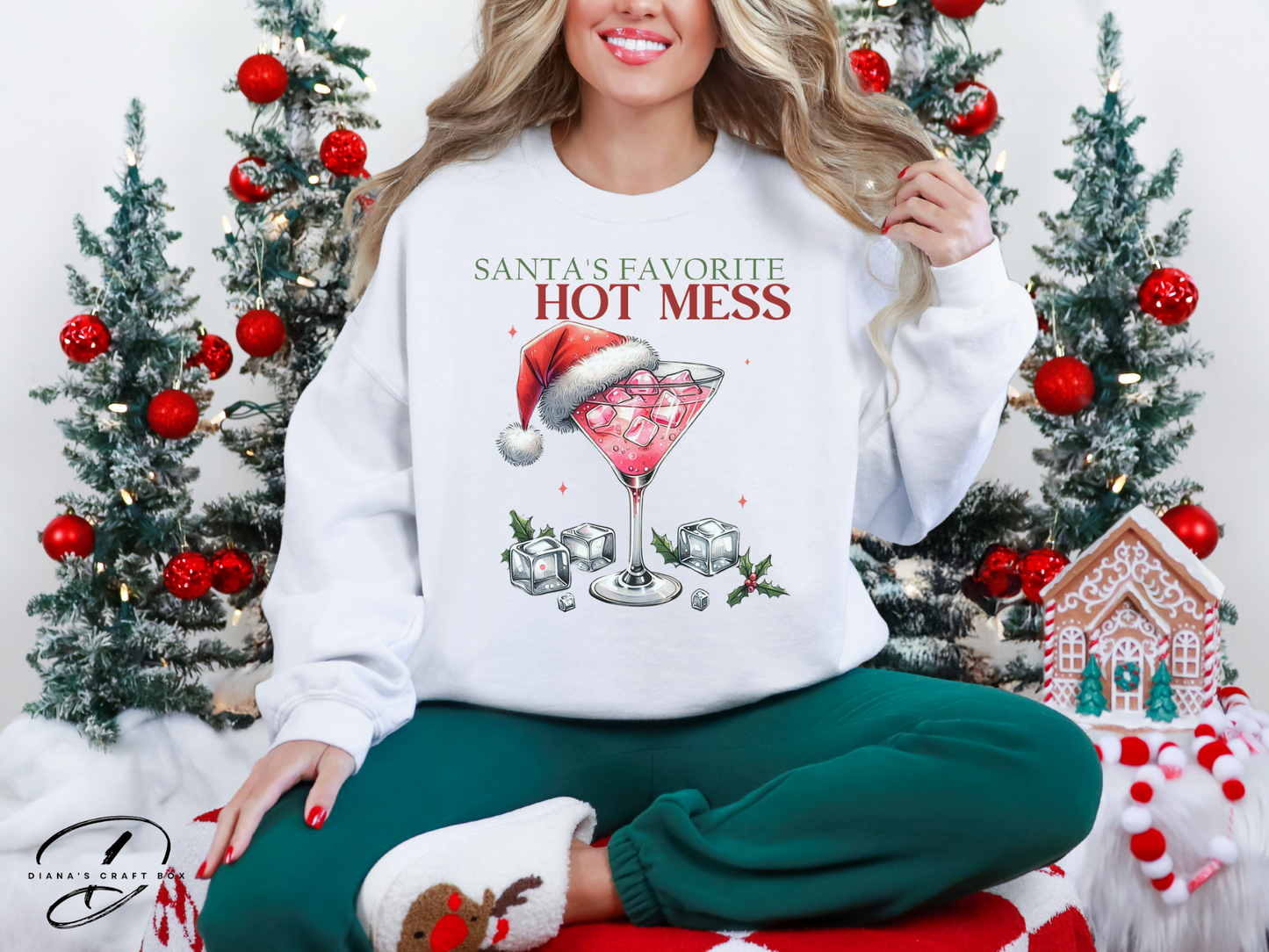 Santa's Favorite Hot Mess Sweatshirt