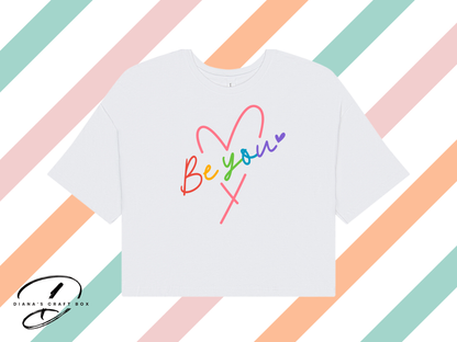 Be you Heart Crop Top