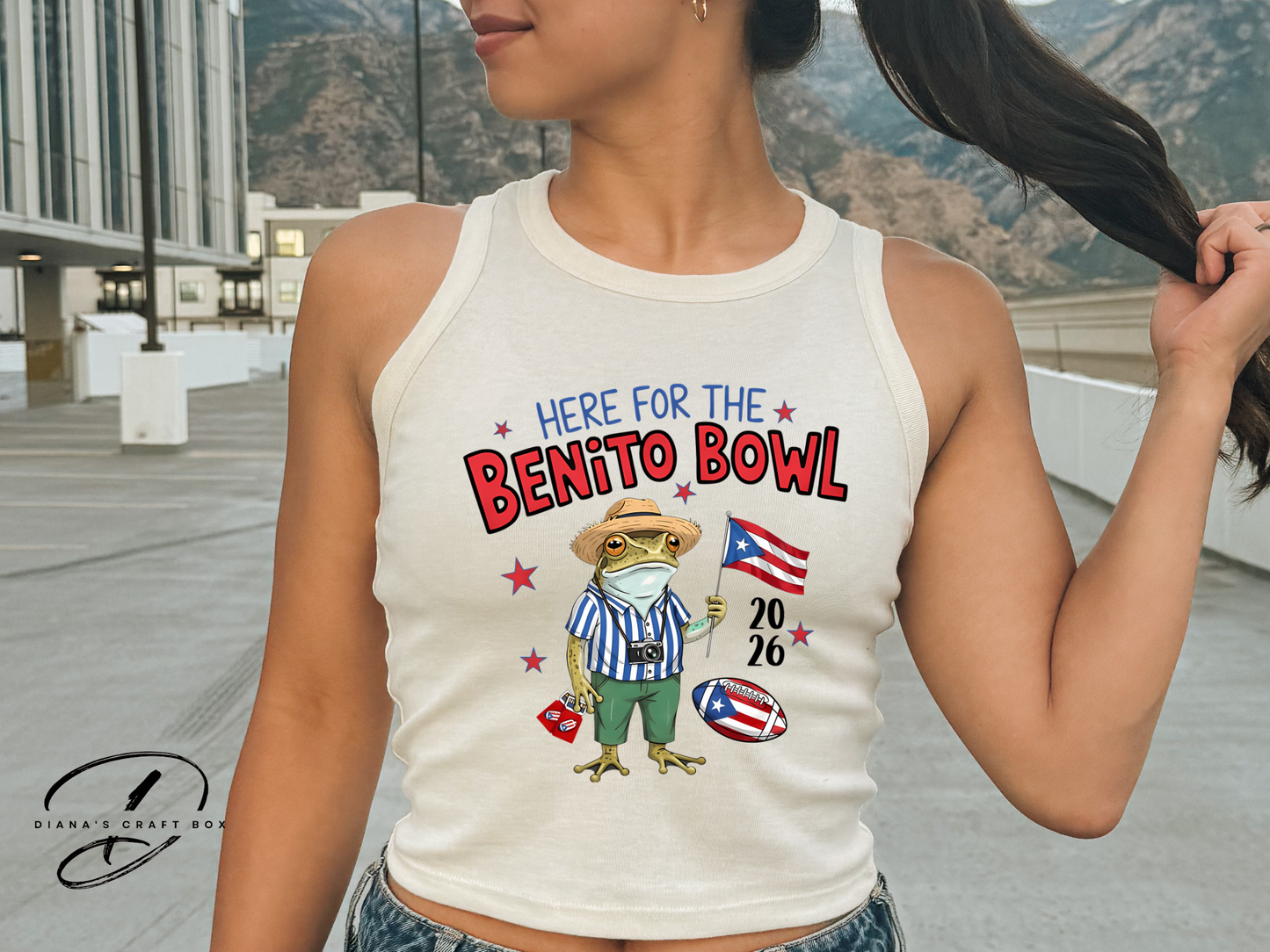 Here for the Benito Bowl Crop/Baby tee