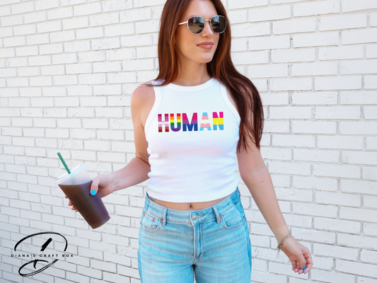 HUMAN baby tee