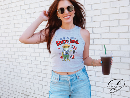Here for the Benito Bowl Crop/Baby tee