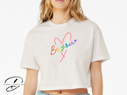 Be you Heart Crop Top