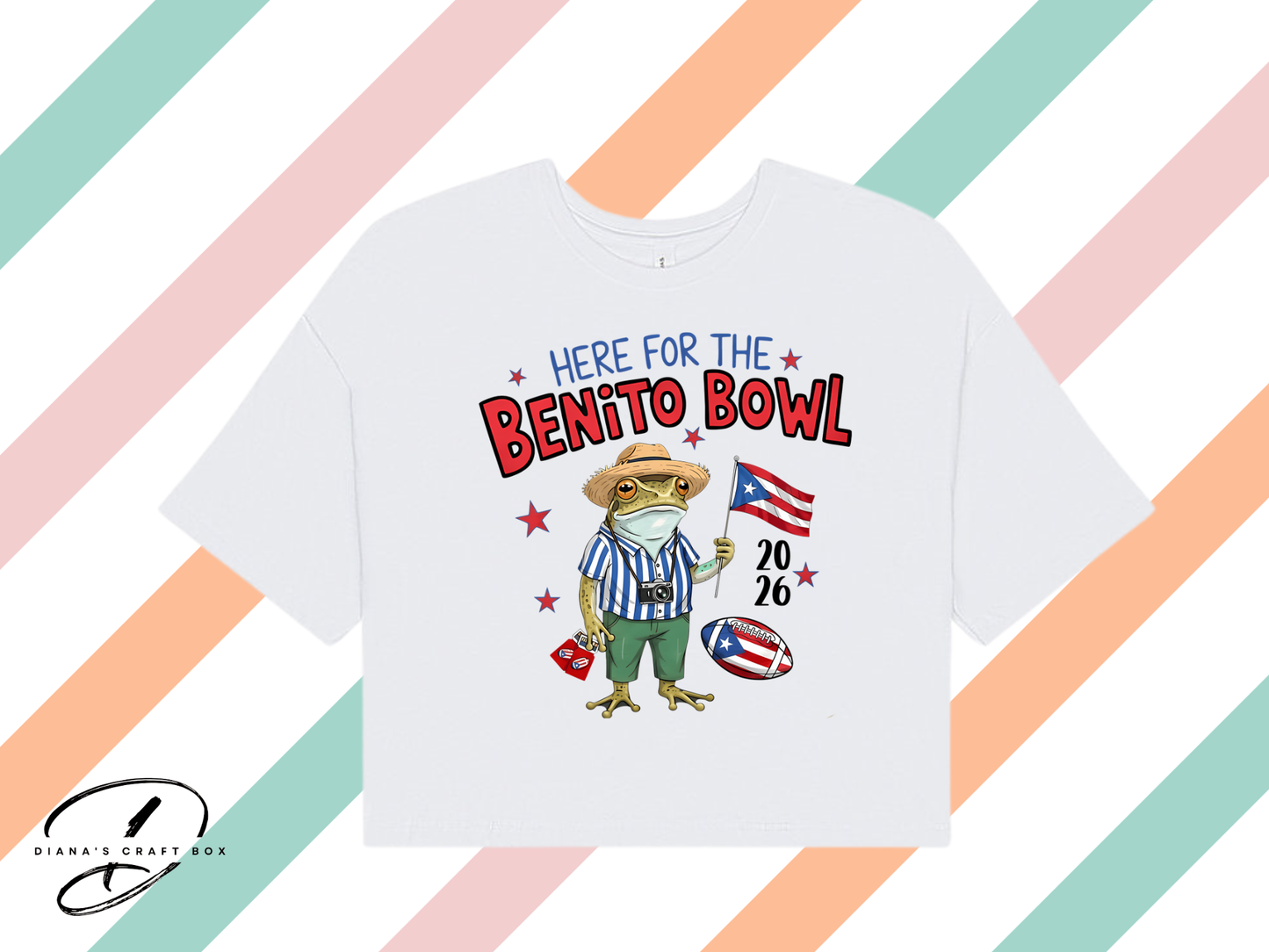 Here for the Benito Bowl Crop/Baby tee