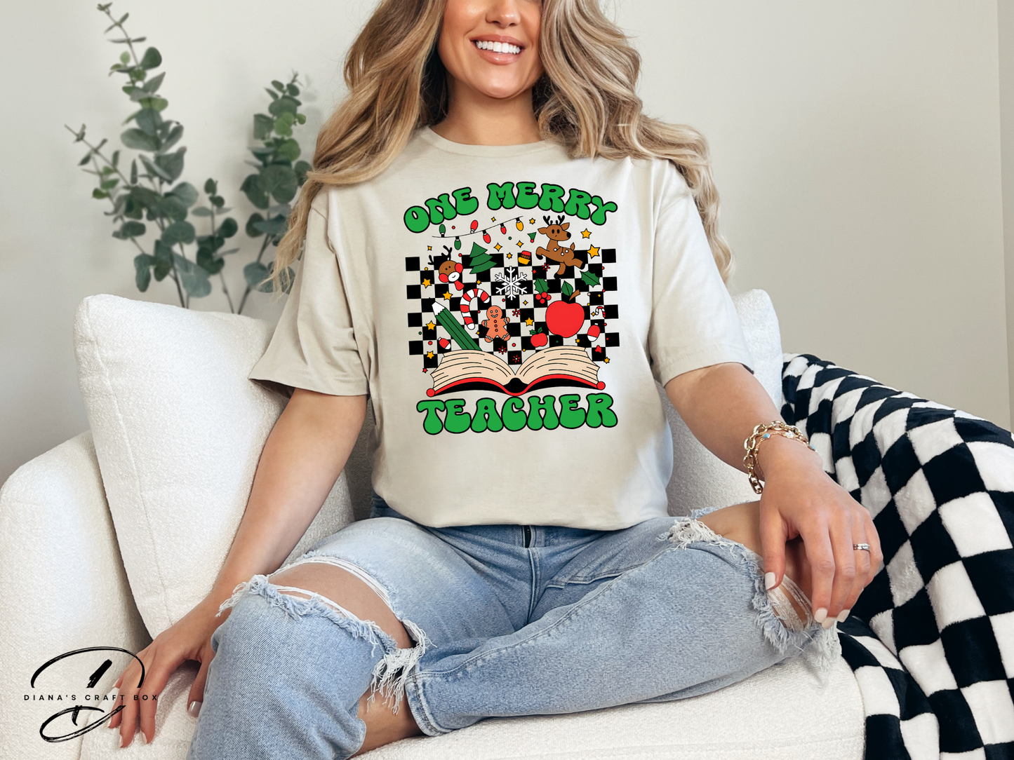 One Merry Teacher T-shirt