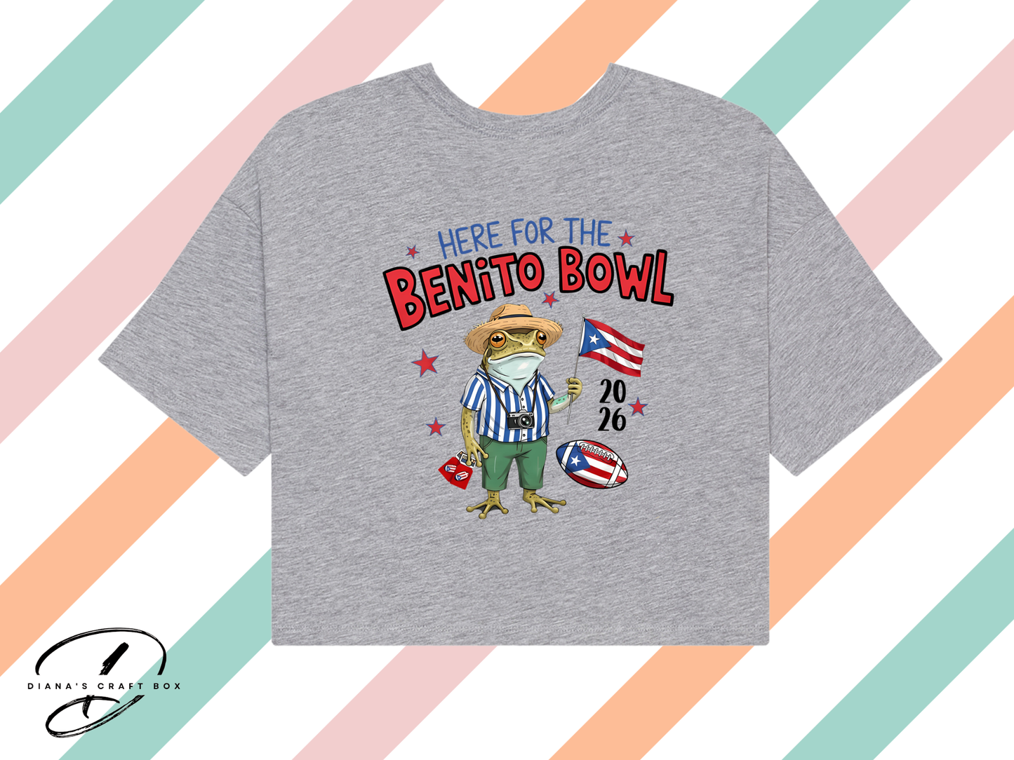 Here for the Benito Bowl Crop/Baby tee