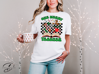 One Merry Teacher T-shirt